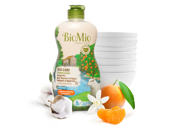 Средство для мытья посуды, овощей и фруктов BioMio